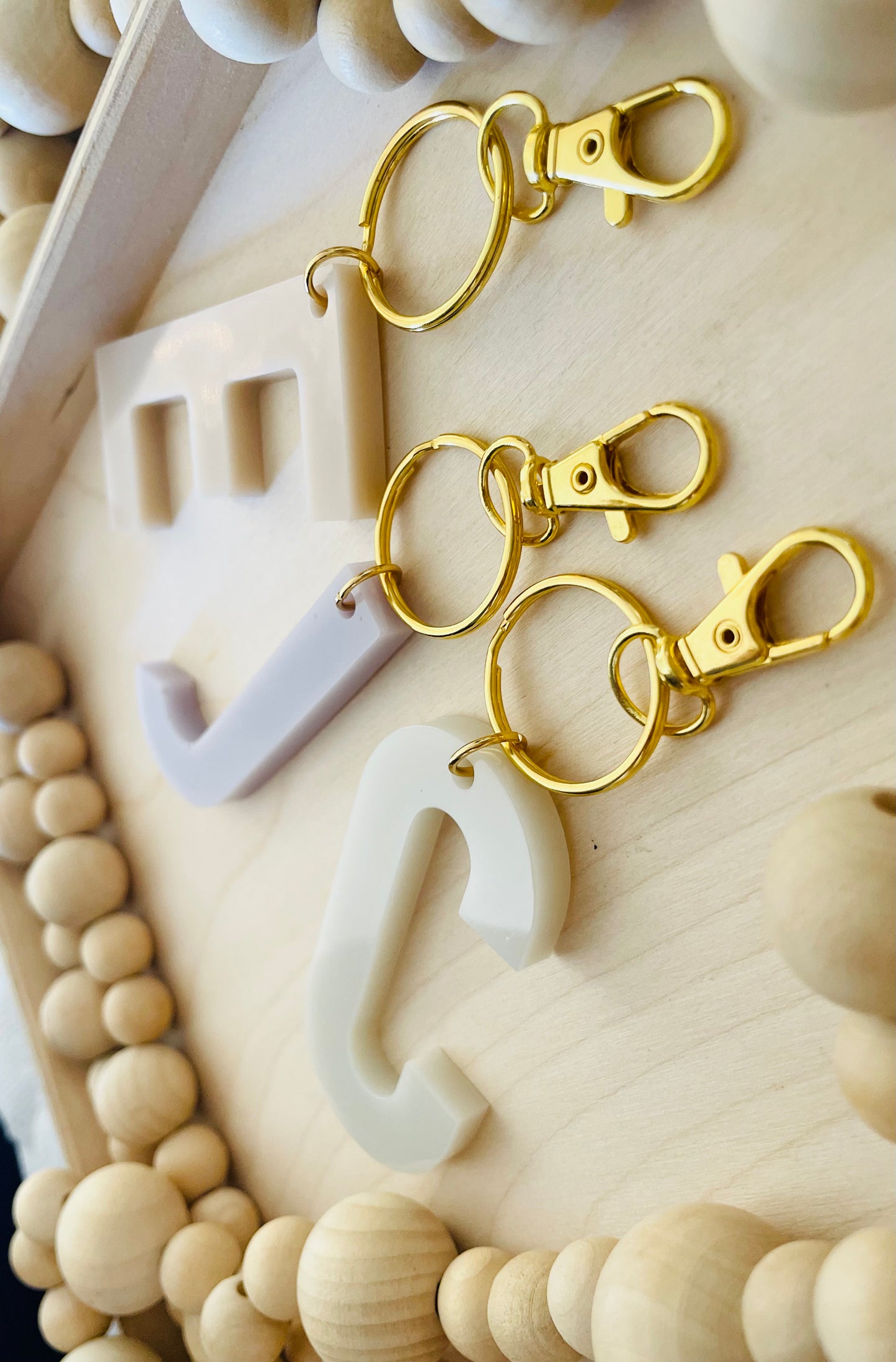 Custom Letter Keychain