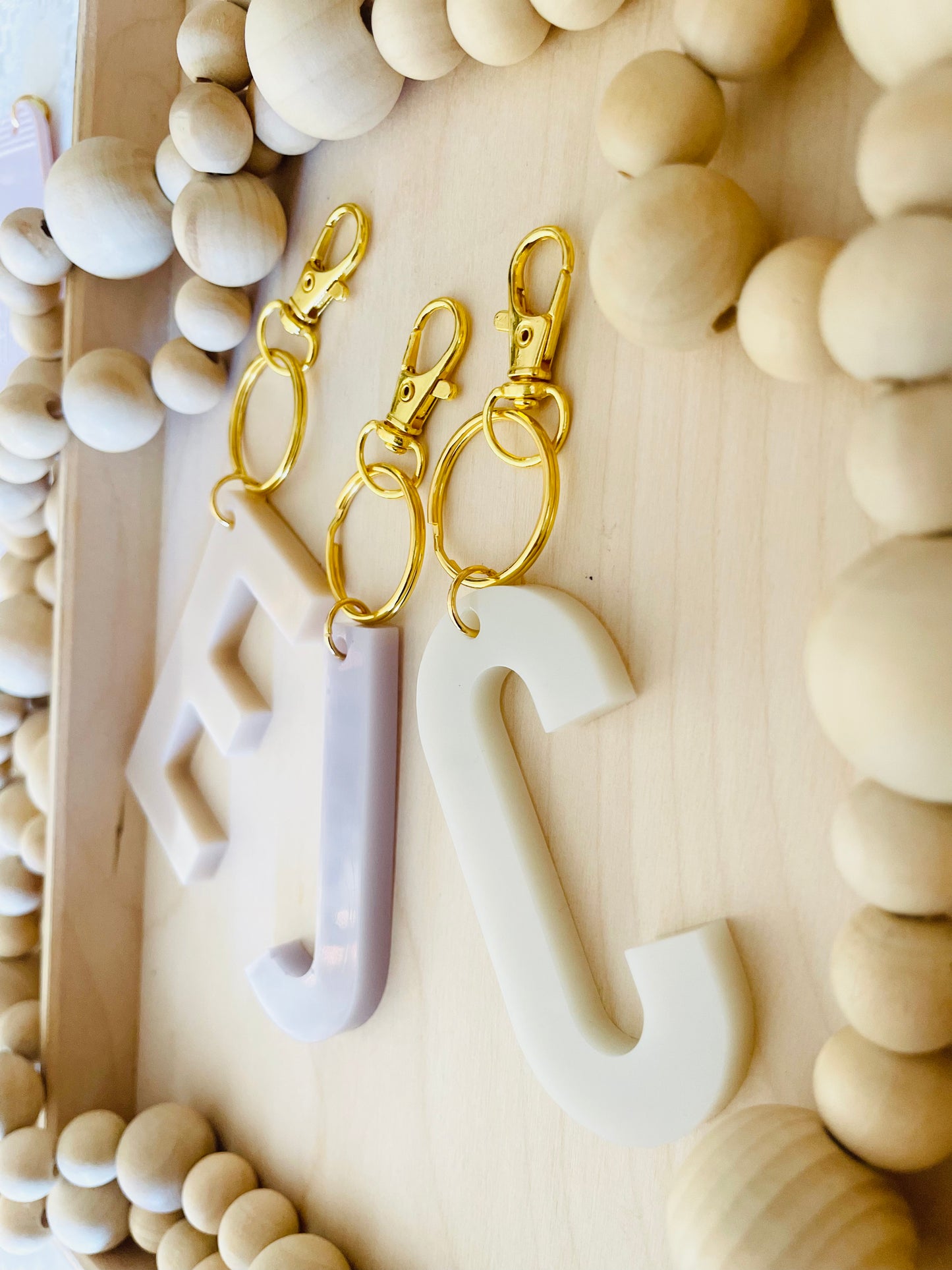Custom Letter Keychain